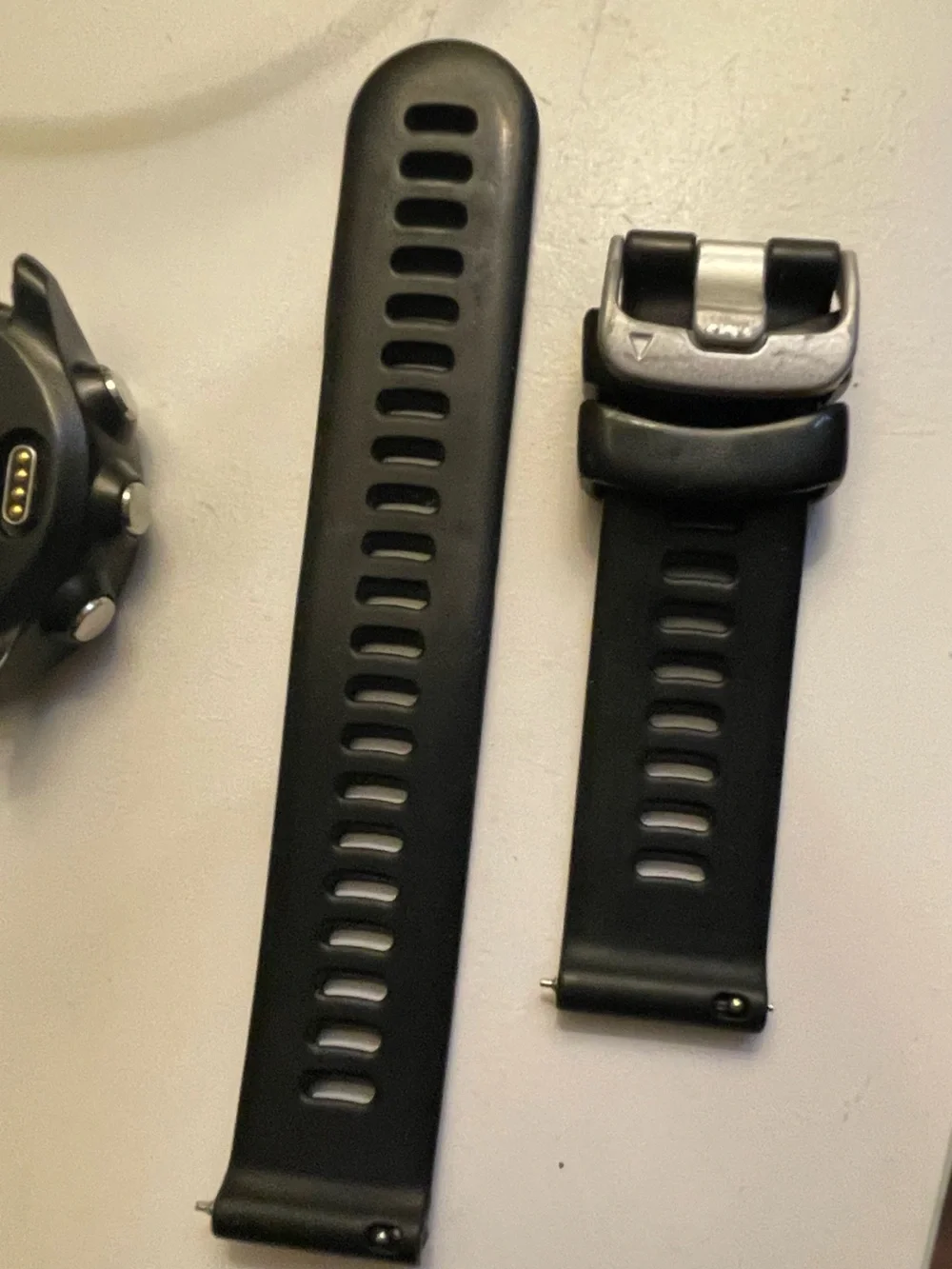 Garmin 20mm Black Silicone Watch Band